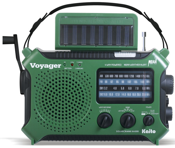 Dynamo & Solar Powered Short Wave Radio with Special Features