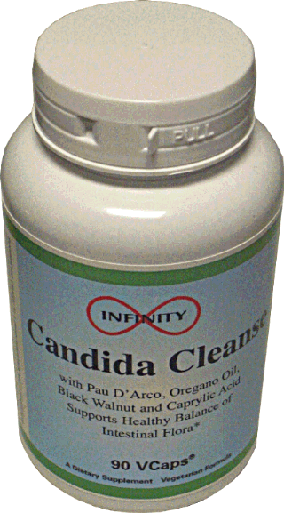 Candida Cleanse is a combination of herbal ingredients (Pau D'Arco, Black Walnut and Oregano Oil), Biotin (a B-complex vitamin) and Caprylic Acid (a naturally occurring fatty acid derived from plant oils). These synergistic ingredients help to support a healthy balance of intestinal bacteria, buy acting as a powerful antibiotic, anti-viral agent, both fighting the infection and preventing re-infection.