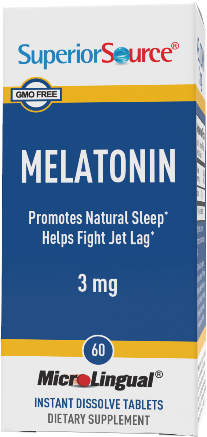 Melatonin (60 instant dissolving micro tabs, 3 mg each)